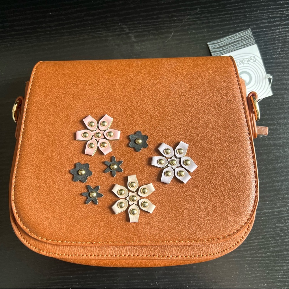 Piel De Luna Crossbody Bag Brown Floral